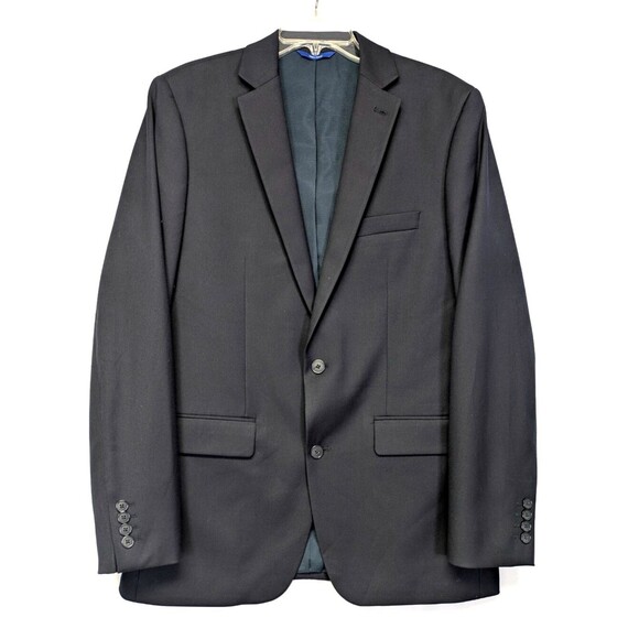 Apt 9 Mens Premier Flex Performance Slim Fit Washable Suit Jacket Navy Blue 42L - Picture 1 of 10